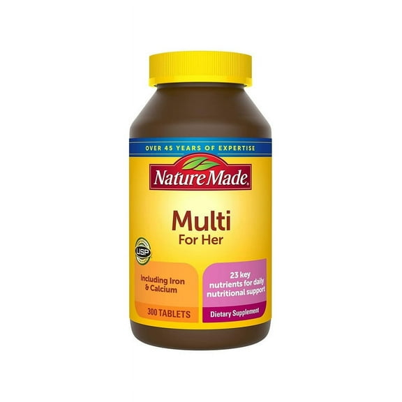 Nature Made Multi For Her Women's Health Supplement - 300 Tablets