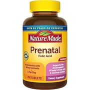 Nature Made Multi Prenatal Tablets - Rich in Folic Acid, Iron & Zinc Value Size 250 Ct