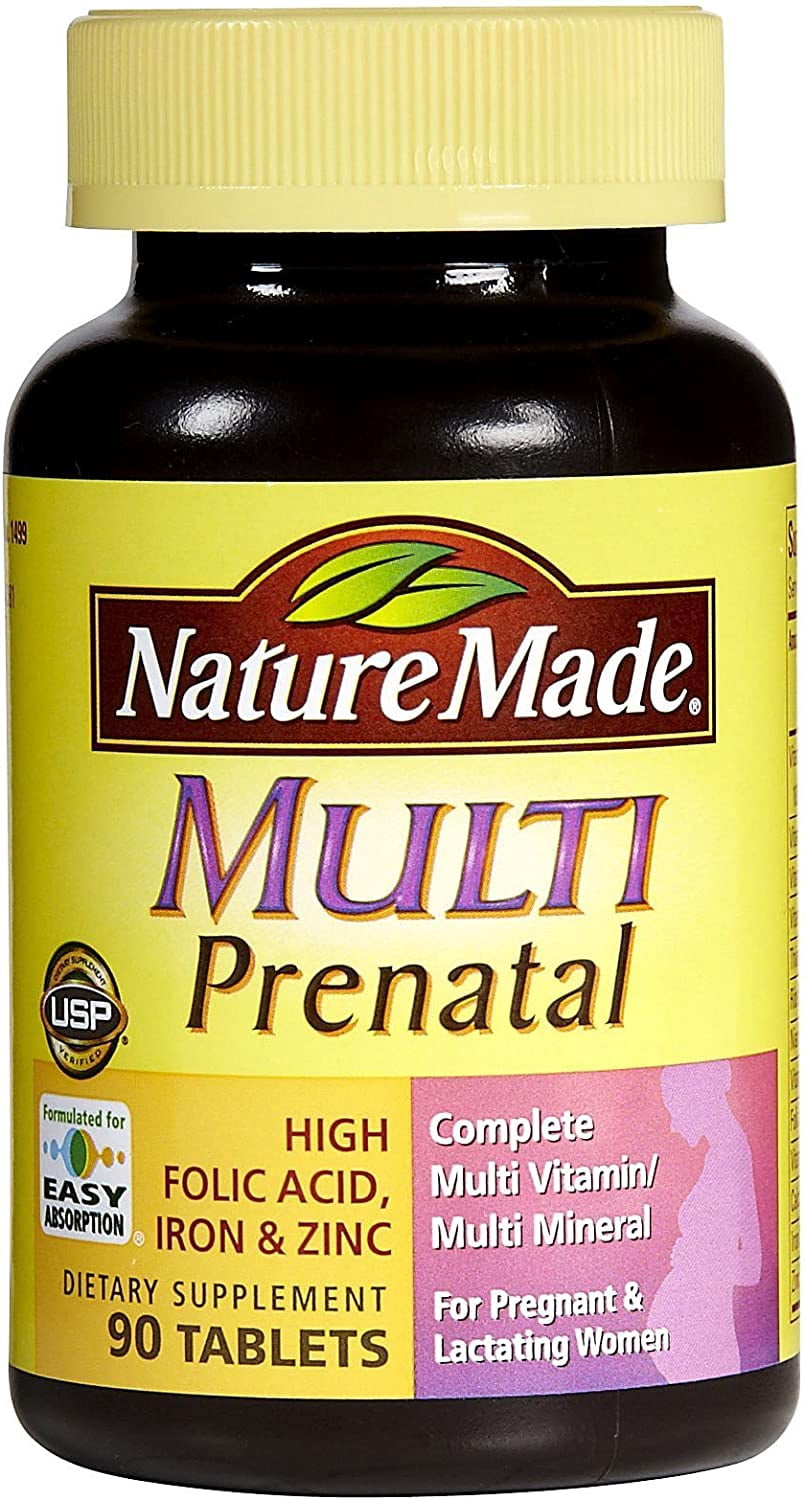 Nature Made Multi Prenatal Tabs, 90 ct (Packaging may vary)