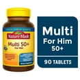 thumbnail image 1 of Nature Made Multi Vitamin For Men 50+, Men's Multivitamin for Nutritional Support, 90 Ct, 1 of 11
