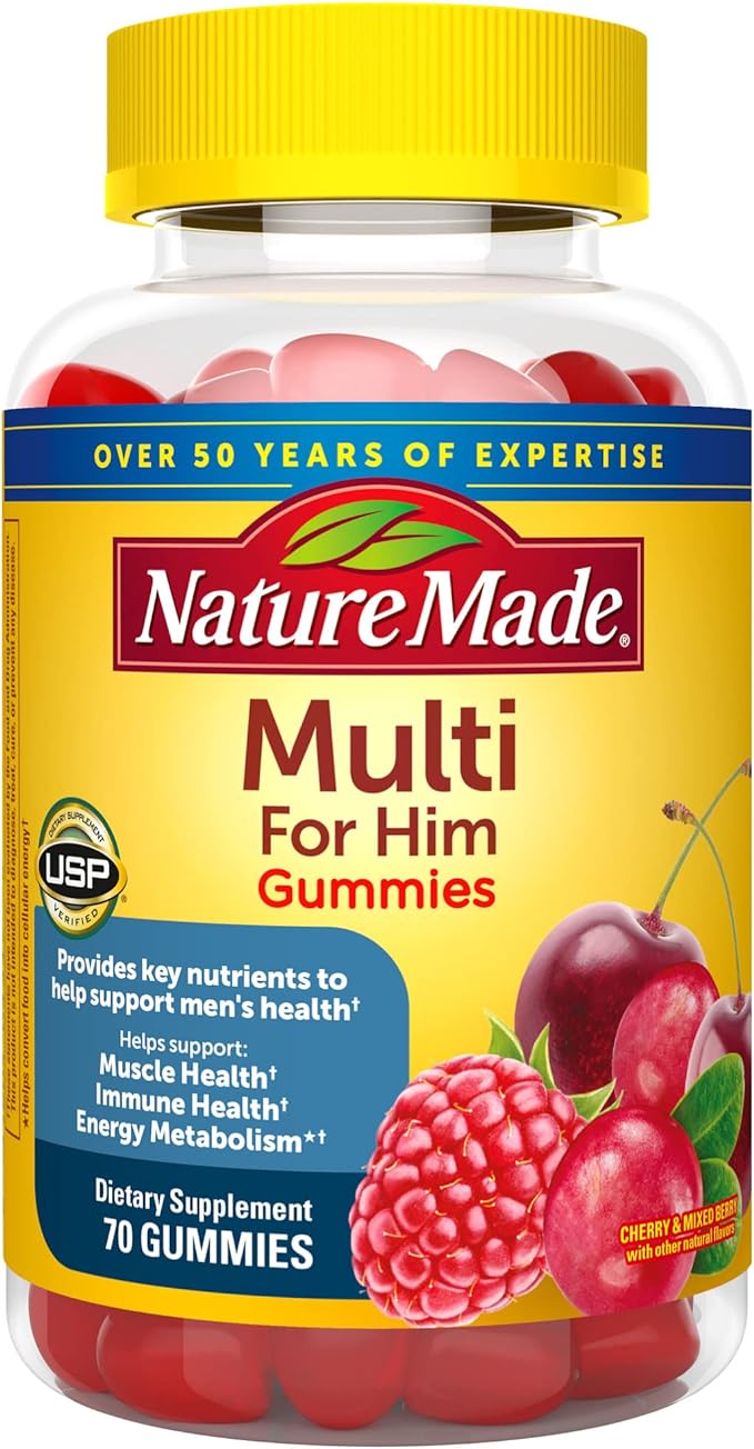 Nature Made Multi for Him, Multivitamin for Men for Energy Metabolism