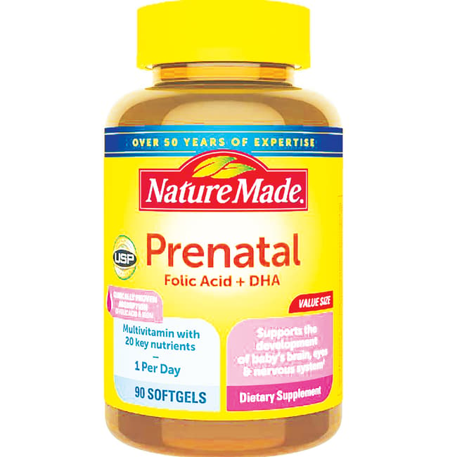 Nature Made Prenatal Multi + DHA Softgels, 90 Count