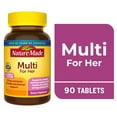 thumbnail image 1 of Nature Made Multi Vitamin For Women Tablets, Womens Multivitamin for Nutritional Support, 90 Ct, 1 of 10