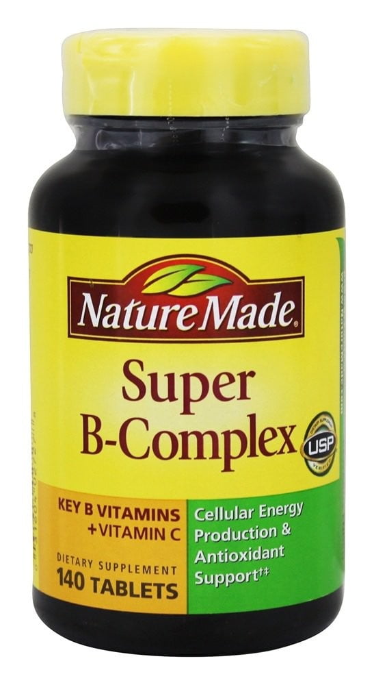 Nature Made Super B-Complex, 140 Tablets-3 Pack - Walmart.com