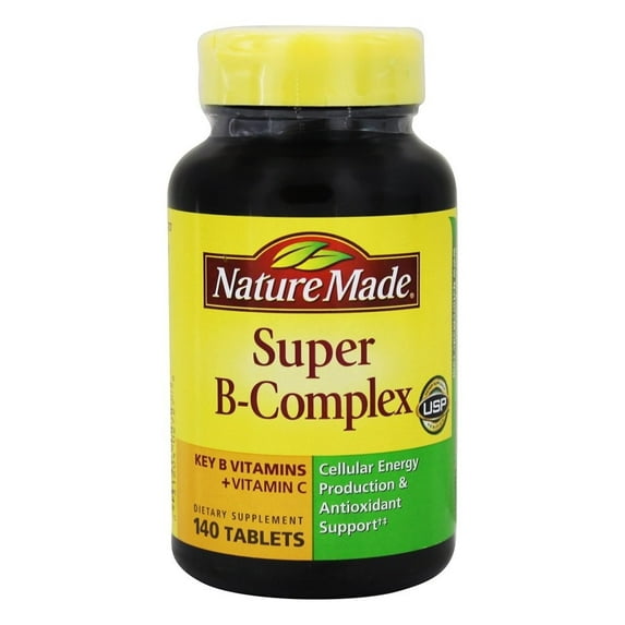 Nature Made Super B-Complex, 140 Tablets-3 Pack