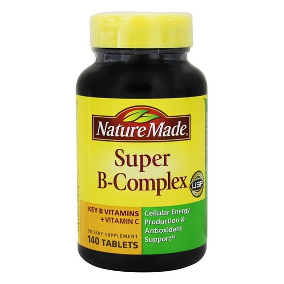 Nature Made Super B-Complex, 140 Tablets-3 Pack