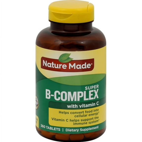 Nature Made Super B Complex Tablets, Value Size, 360 Count
