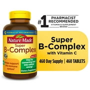 Nature Made Super B Complex with Vitamin C and Folic Acid Tablets, 460 Count