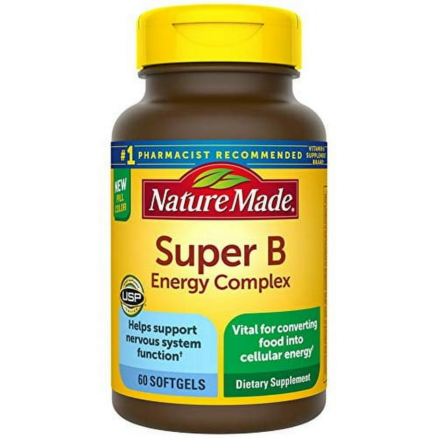 Nature Made Super B Energy Complex, Dietary Supplement for Brain Cell