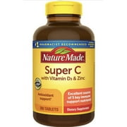 Nature Made Super C with Vitamin D3 and Zinc, 200 Tablets
