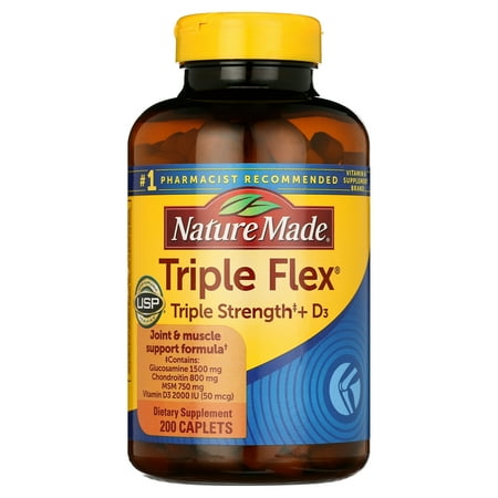 Nature Made TripleFlex Triple Strength + D3 - 200 Caplets