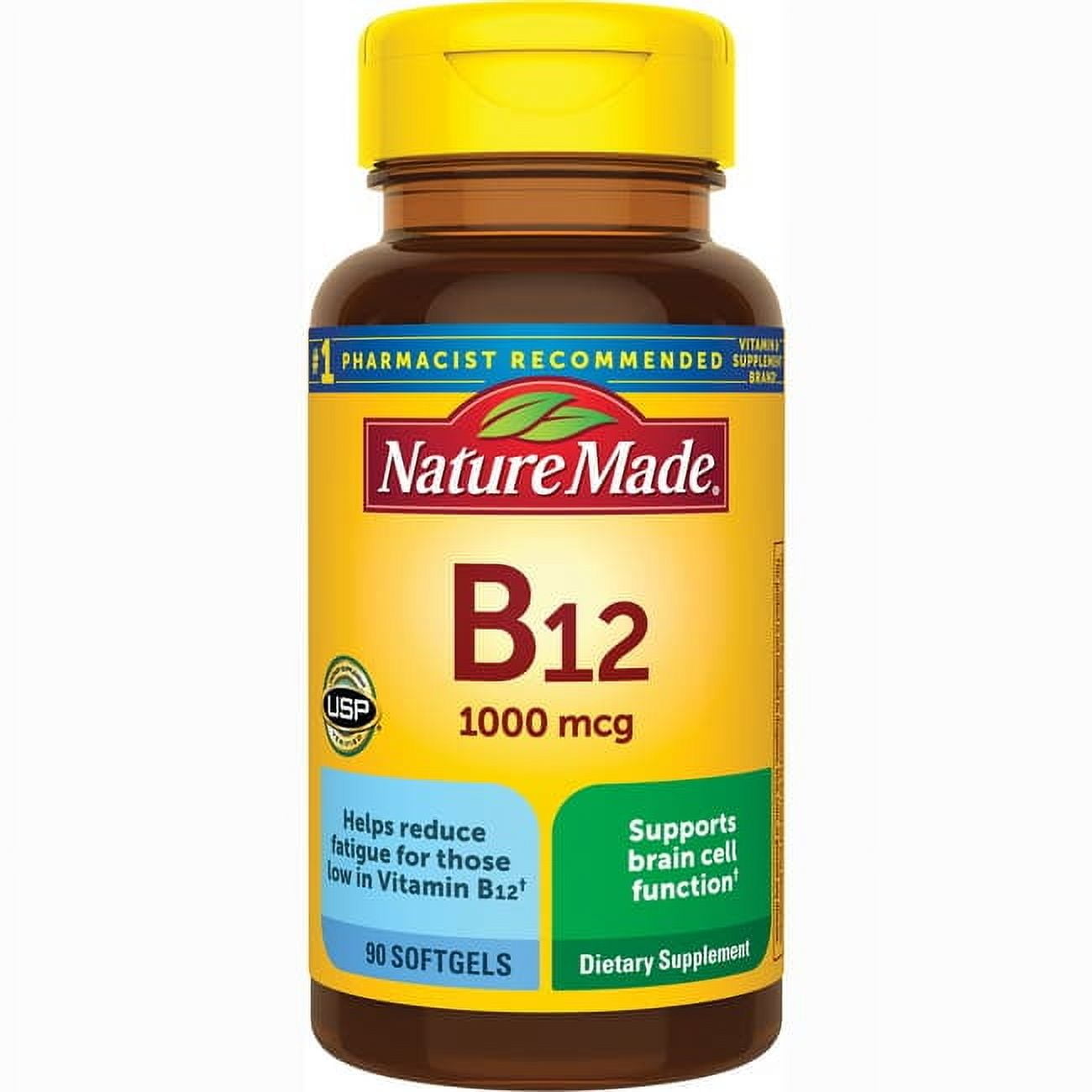Nature Made Vitamin B-12 1,000 mcg 90 Sgels