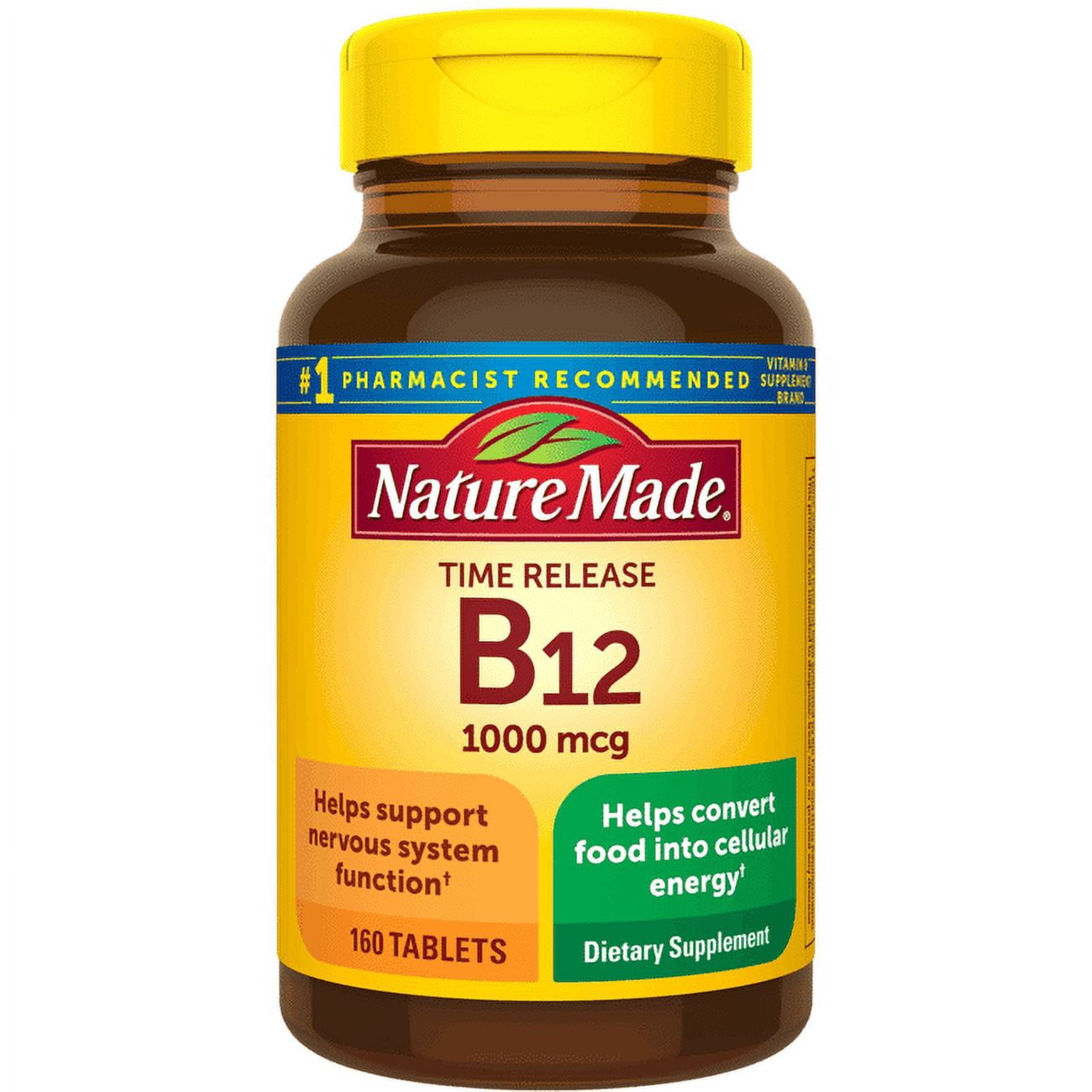 Nature Made Vitamin B-12 Timed Release 1,000 mcg 120 + 40 Tabs