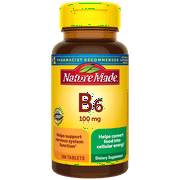Nature Made Vitamin B-6 100 mg Tablets 100 ea