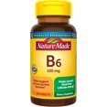 Nature Made Vitamin B6 100 mg, B6 Vitamins for Energy Metabolism