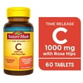 thumbnail image 1 of Nature Made Vitamin C 1000 mg Time Release Tablets with Rose Hips, Dietary Supplement, 60 Ct, 1 of 10