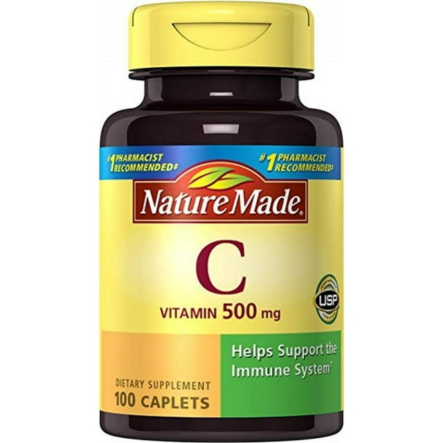Nature Made Vitamin C 500 mg Caplets 100 ea