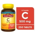 thumbnail image 1 of Nature Made Vitamin C 500 mg Tablets, Dietary Supplement for Immune Support, 250 Count, 1 of 10
