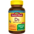 thumbnail image 1 of Nature Made Vitamin D3 2000 IU (50 mcg) Tablets, Vitamin D Dietary Supplement, 220 Count, 1 of 5