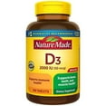 thumbnail image 1 of Nature Made Vitamin D3 2000 IU (50 mcg), Dietary Supplement for Bone, Teeth, Muscle and Immune Health Support, 400 Tablets, 400 Day Supply, 1 of 3