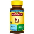 thumbnail image 1 of Nature Made Vitamin K2 100 mcg, Healthy Bone Supplements, 30 Softgels, 30 Day Supply, 1 of 3
