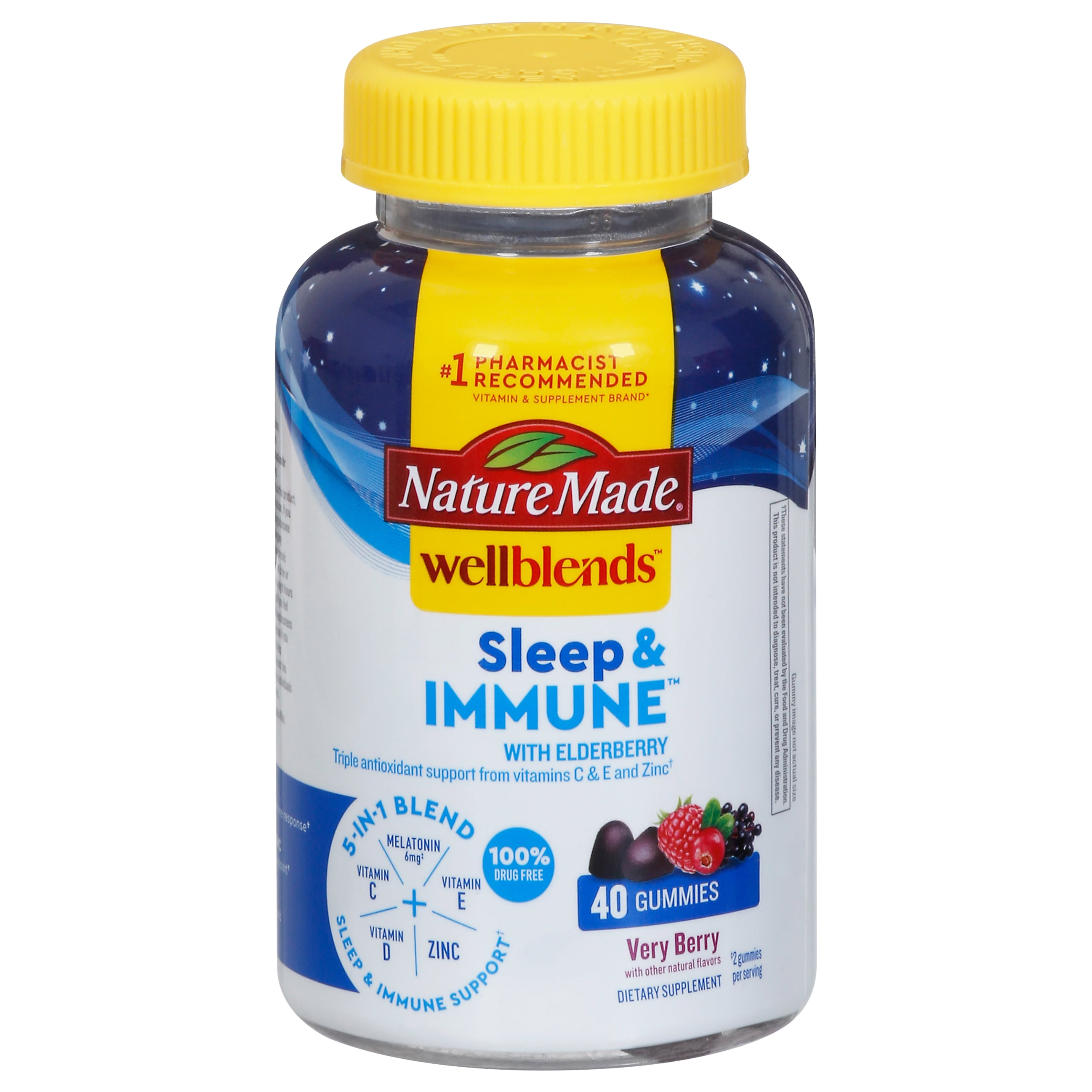 Nature Made WellBlends Sleep & Immune Gummies, 40 Count - Walmart.com
