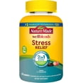 thumbnail image 1 of Nature Made Wellblends Stress Relief Gummies, L-theanine to help reduce stress, with GABA, Same Day Stress Support, 40 Strawberry Flavor Gummies, 1 of 5