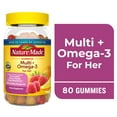 thumbnail interactive-video image 1 of Nature Made Womens Multivitamin + Omega-3 Gummies for Daily Nutritional Support, 80 Count, 1 of 11