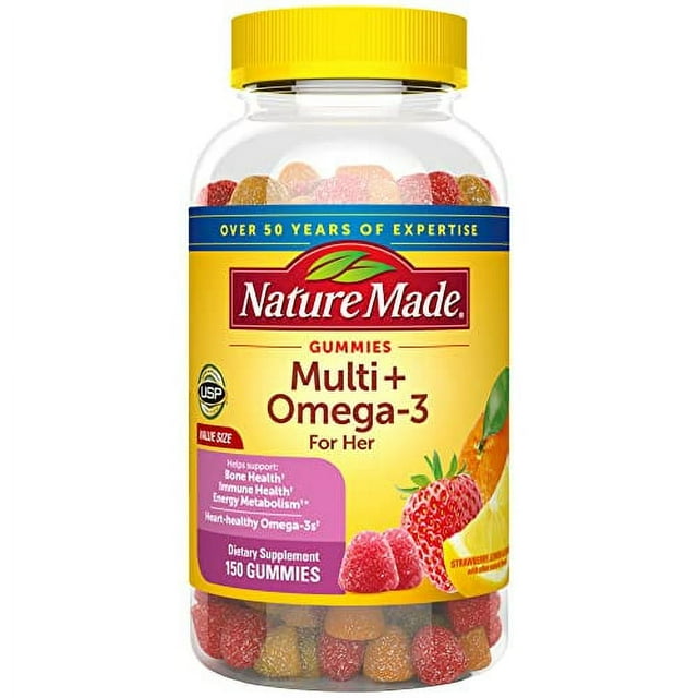Nature Made Womens Multivitamin with Omega3, Multivitamin for Women