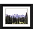 thumbnail image 1 of Nature Magick 32x23 Black Ornate Wood Framed with Double Matting Museum Art Print Titled - Alpine Forest Mountain Adventure, 1 of 4