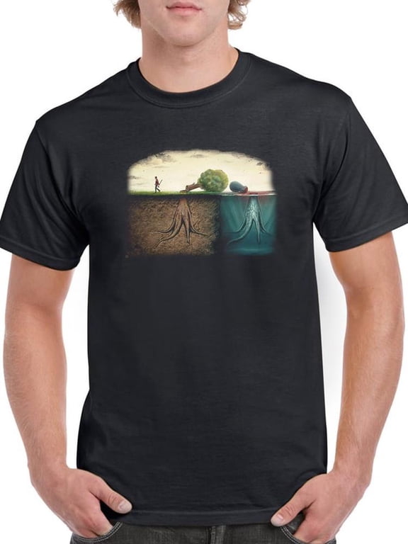 Nature Mimics T-Shirt Men -Ali Rastroo Designs, Male Large