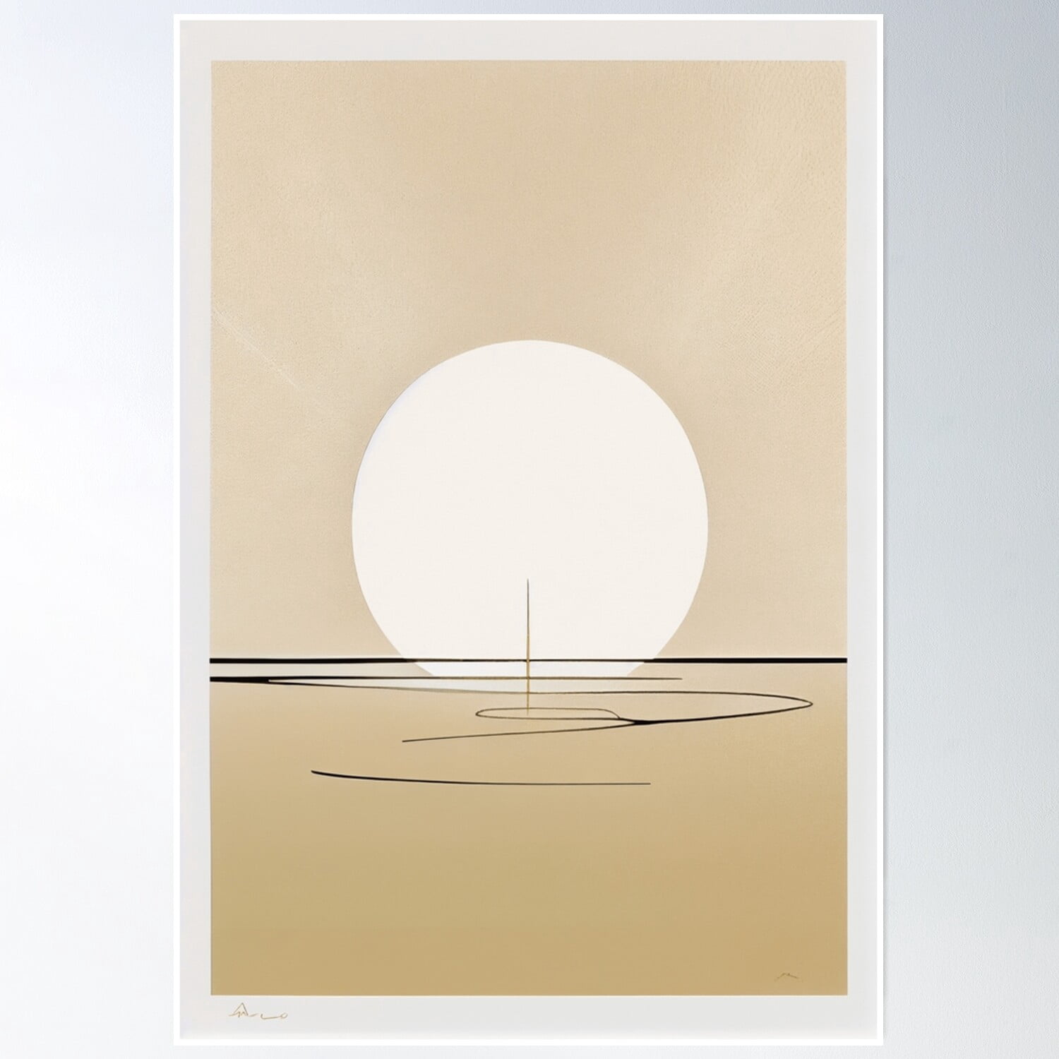 Curated visual reference: Picture Idea: Nature Minimalism Abstract Art Poster Wall Art Modern Wall Decor