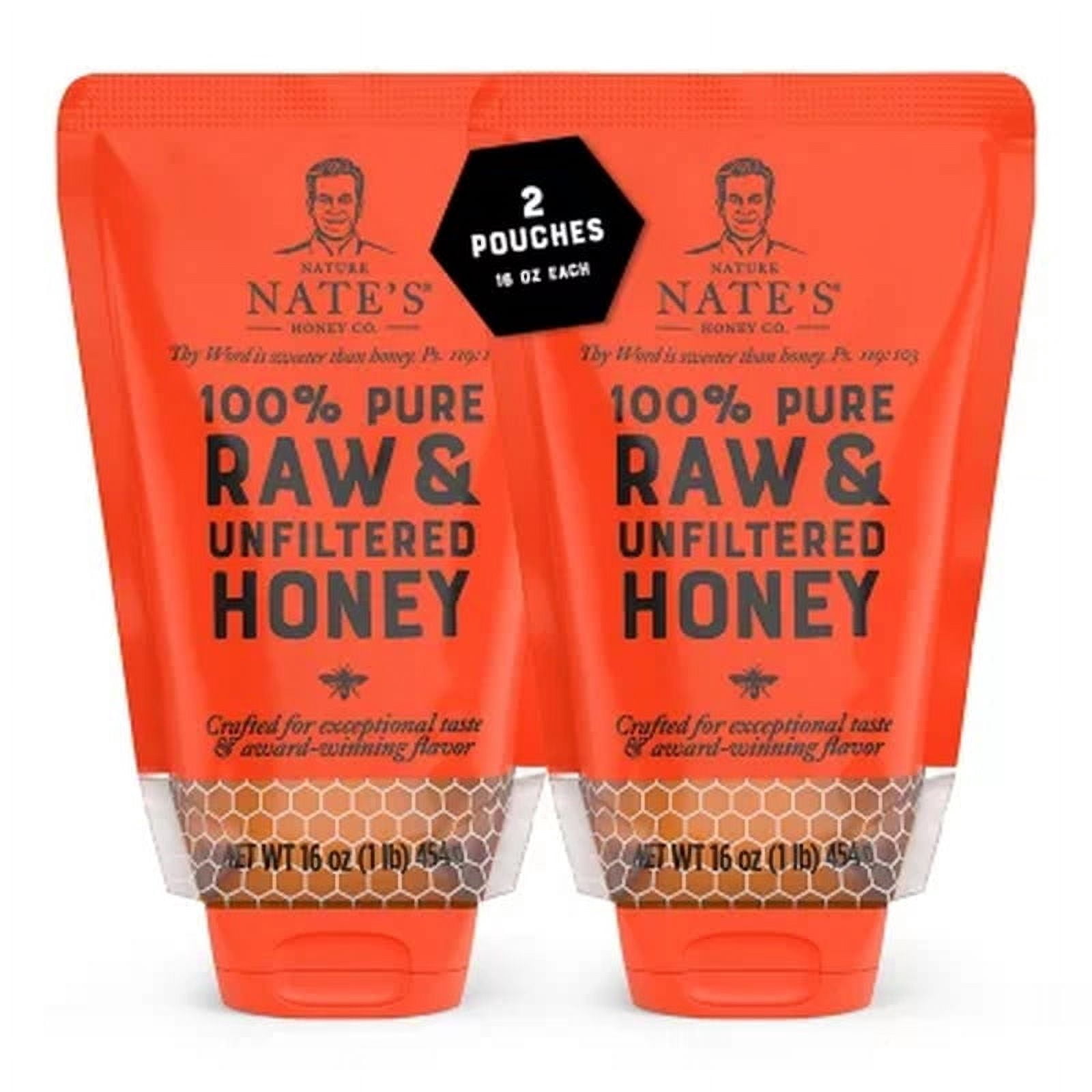 Nature Nate's 14 oz Honey, 6-Pack, Raw & Unfiltered main image 0