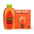thumbnail image 1 of Nature Nate's Honey Minis: 100% Pure Raw and Unfiltered Honey - 20 Single Serve Packets, Gluten-Free with Nature Nate’s Organic Raw Honey, 32 Oz, 1 of 23