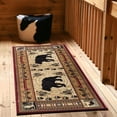 thumbnail image 1 of Nature Novelty 2.7' x 10' Brown and Beige Polypropylene Indoor Area Rug, 1 of 7