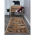 thumbnail image 1 of Nature Novelty 2.7' x 7' Multi-Color Polypropylene Indoor Area Rug, 1 of 7