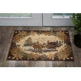thumbnail image 1 of Nature Novelty 2' x 3' Brown and Beige Polypropylene Indoor Area Rug, 1 of 7