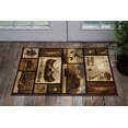 thumbnail image 1 of Nature Novelty 2' x 3' Brown and Beige Polypropylene Indoor Area Rug, 1 of 7