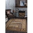 thumbnail image 1 of Nature Novelty 5' x 7' Beige and Brown Polypropylene Indoor Area Rug, 1 of 9