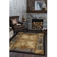 thumbnail image 1 of Nature Novelty 5' x 7' Beige and Steel Blue Polypropylene Indoor Area Rug, 1 of 9