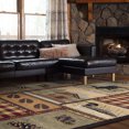 thumbnail image 1 of Nature Novelty 5' x 7' Multi-Color Polypropylene Indoor Area Rug, 1 of 9