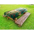 thumbnail image 1 of Nature Outdoor Tablecloth, Wild Red Poppy Flowers Field Summertime Sunbeams Gardening Bedding Plants, Decorative Washable Fabric Picnic Table Cloth, 58 X 84 Inches,Red Green Yellow, by Ambesonne, 1 of 2