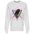 thumbnail image 1 of Nature Parrot Triangle Sweatshirt Men -Image by Shutterstock, Male Medium, 1 of 2