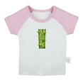 thumbnail image 1 of Nature Pattern Bamboo T shirt For Baby, Newborn Babies T-shirts, Infant Tops, 0-24M Kids Graphic Tees Clothing (Short Pink Raglan T-shirt, 18-24 Months), 1 of 4