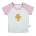 thumbnail image 1 of Nature Pattern Wheat T shirt For Baby, Newborn Babies T-shirts, Infant Tops, 0-24M Kids Graphic Tees Clothing (Short Pink Raglan T-shirt, 6-12 Months), 1 of 4