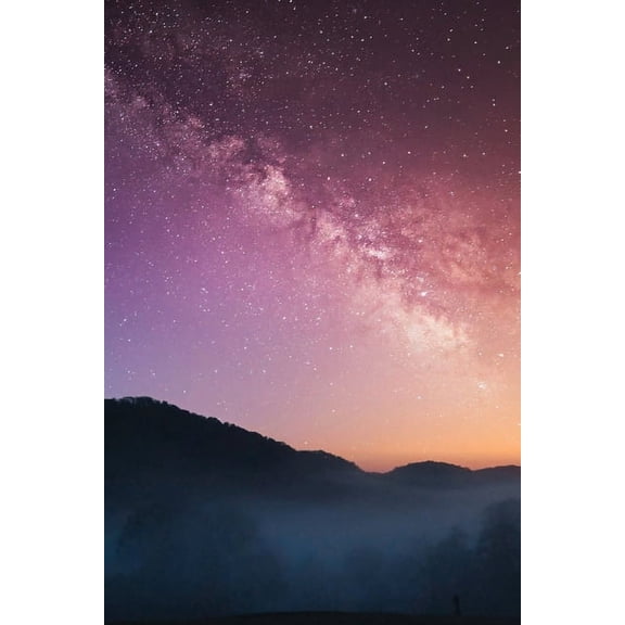 Nature Photography Journal Galaxy Journal: 212 page lined diary/notebook for gratitude, dreams, and manifesting, Book 1, (Paperback)