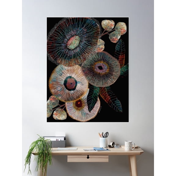 Nature Plus - Moody Poster Wall Art, Modern Wall Decor For Living Room Bedroom, 12x18 UNFRAMED