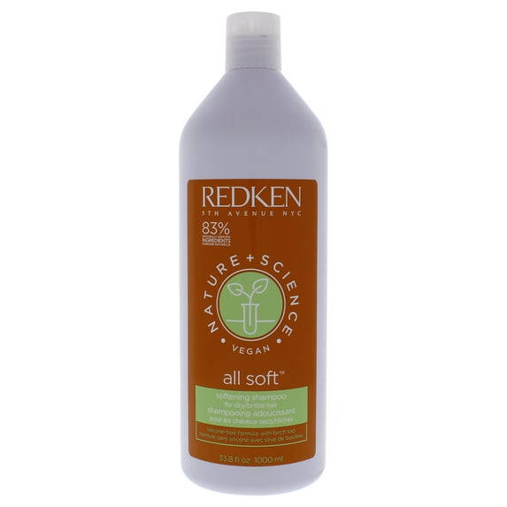 Nature Plus Science All Soft Shampoo by Redken for Unisex - 33.8 oz Shampoo