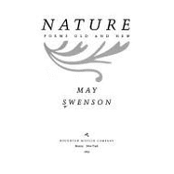 Pre-Owned Nature Poems Swenson Pa (Paperback) 0395694620 9780395694626
