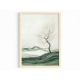 Nature Poster, Elegant Tree, Green Landscape Design Calming, Modern ...